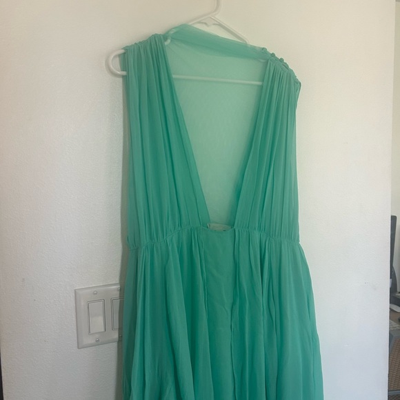 Free People Elegant Green Maxi Dress - Picture 2 of 11